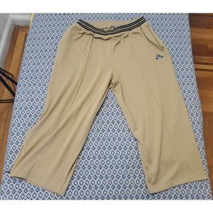 Men's Nike Sweatpants baggy beige Size 3XL Inseam 24"